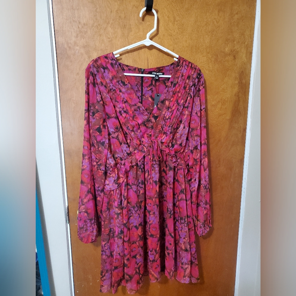 Steve Madden Rami Dress - Dark Fuschia